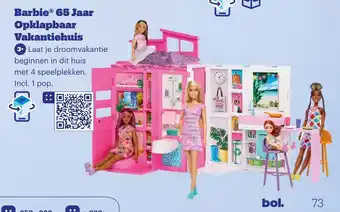 Bol.com Barbie 65 Jaar Opklapbaar Vakantiehuis aanbieding