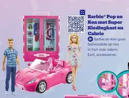 Bol.com Barbie® Pop en Ken met Super Kledingkast en Cabrio aanbieding