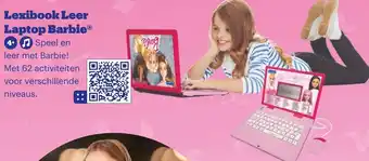 Bol.com Lexibook Leer Laptop Barbie aanbieding
