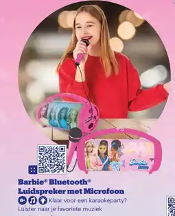 Bol.com Barbie Bluetooth Luidspreker met Microfoon aanbieding