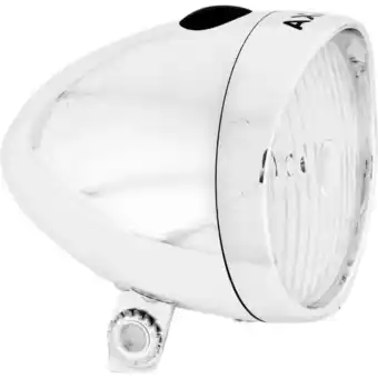 ANWB Axa koplamp Classic tour batterij 4 lux zilve Zilver aanbieding