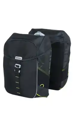 ANWB Basil Dubbele fietstas Miles Double Bag 34L Zwart aanbieding