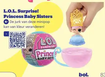 Bol.com L.O.L. Surprise! Princess Baby Sisters aanbieding