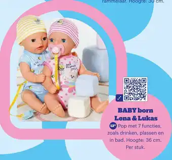 Bol.com BABY born Lena & Lukas aanbieding