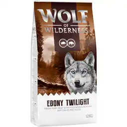 Zooplus 12kg Ebony Twilight Wild Zwijn & Buffel Wolf of Wilderness Hondenvoer aanbieding