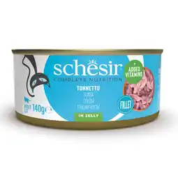 Zooplus Voordeelpakket: 24x140g Schesir Complete Nutrition in gelei tonijn natvoer voor katten aanbieding