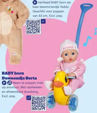 Bol.com BABY born Duweendje Berta aanbieding