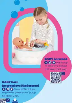 Bol.com BABY born Interactieve Kinderstoel aanbieding