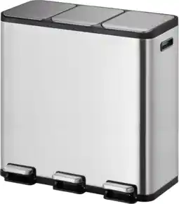 Coolblue EKO EcoCasa II 3 x 15 Liter Mat Rvs aanbieding