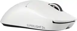 Coolblue Logitech G PRO X Superlight 2c Draadloze Gaming Muis Wit aanbieding