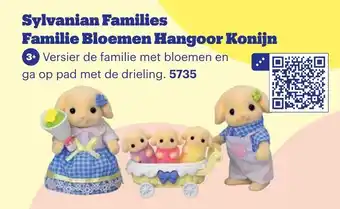 Bol.com Sylvanian Families Familie Bloemen Hangoor Konijn aanbieding