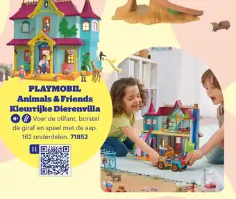 Bol.com PLAYMOBIL Animals & Friends Kleurrijke Dierenvilla aanbieding