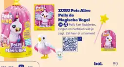 Bol.com ZURU Pets Alive Polly de Magische Vogel aanbieding
