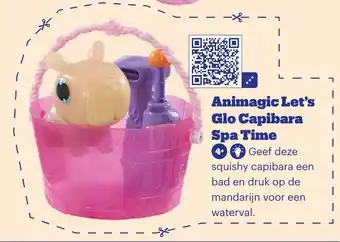 Bol.com Animagic Let's Glo Capibara Spa Time aanbieding