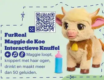 Bol.com FurReal Maggie de Koe Interactieve Knuffel aanbieding