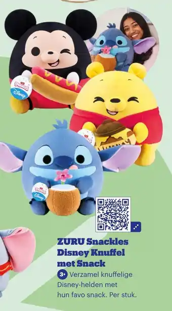 Bol.com ZURU Snackles Disney Knuffel met Snack aanbieding