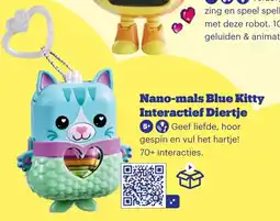Bol.com Nano mals Blue Kitty Interactief Diertje aanbieding