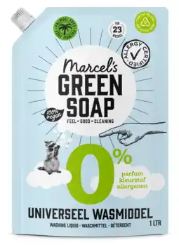 De Online Drogist Marcels Green Soap Wasmiddel Universeel 0% Navulling aanbieding