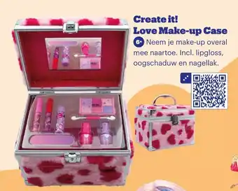 Bol.com Create it! Love Make-up Case aanbieding