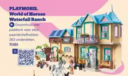 Bol.com PLAYMOBIL World of Horses Waterfall Ranch aanbieding