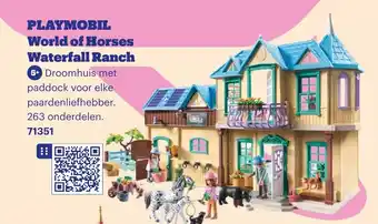 Bol.com PLAYMOBIL World of Horses Waterfall Ranch aanbieding