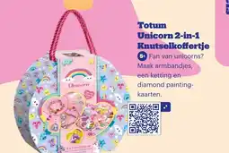 Bol.com Totum Unicorn 2-in-1 Knutselkoffertje aanbieding