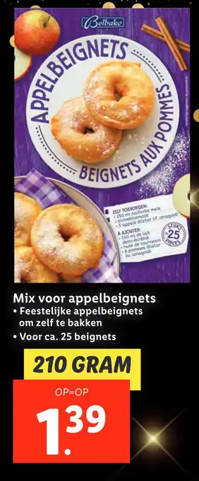 Lidl Mix voor appelbeignets aanbieding