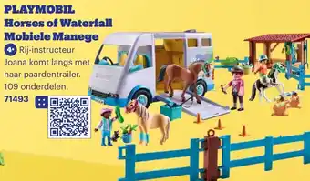 Bol.com PLAYMOBIL Horses of Waterfall Mobiele Manege aanbieding