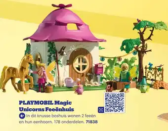 Bol.com PLAYMOBIL Magic Unicorns Feeënhuis aanbieding