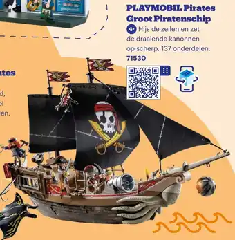 Bol.com PLAYMOBIL Pirates Groot Piratenschip aanbieding
