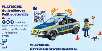 Bol.com PLAYMOBIL Action Heroes Politiepatrouille Auto aanbieding