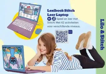 Bol.com Lexibook Stitch Leer Laptop aanbieding