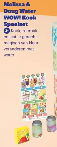 Bol.com Melissa & Doug Water WOW! Kook Speelset aanbieding
