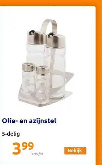 Action Olie- En Azijnstel aanbieding