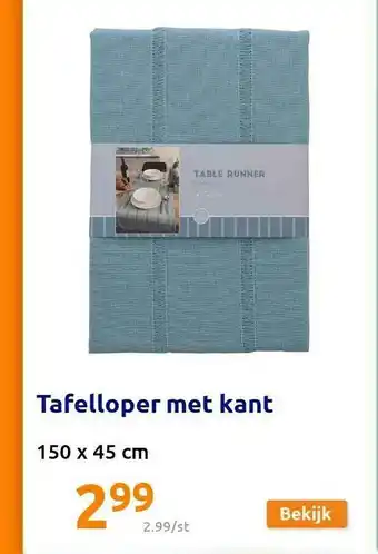 Action Tafelloper Met Kant aanbieding