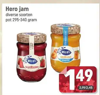 Dagwinkel Hero Jam aanbieding