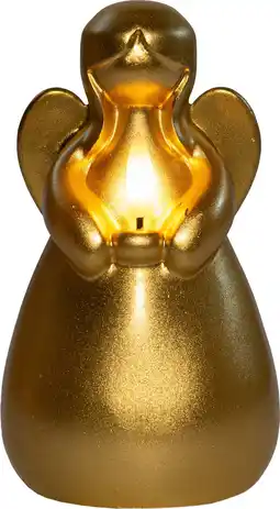 Intratuin Anna's Collection LED stompkaars Ange engel goud D 8 H 14,5 cm aanbieding