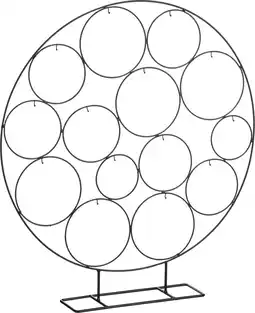 Intratuin Mica Decorations kerstbal standaard zwart 58 x 10 x 64 cm aanbieding