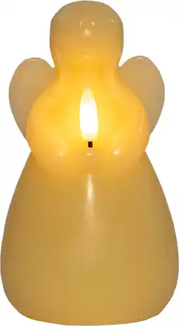 Intratuin Anna's Collection LED stompkaars Ange engel ivoor D 8 H 14,5 cm aanbieding