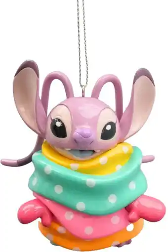 Intratuin Disney kerst ornament Lilo & Stitch angel met sjaal 7 x 6 x 9 cm aanbieding