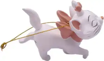 Intratuin Disney kerst ornament Aristokatten marie lopend wit 9 x 4,5 x 7,5 cm aanbieding