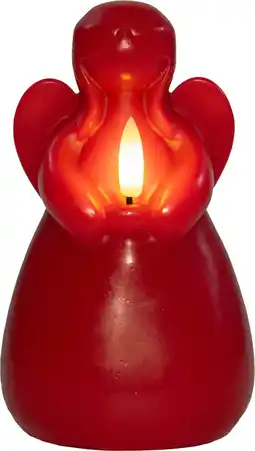 Intratuin Anna's Collection LED stompkaars Ange engel rood D 8 H 14,5 cm aanbieding