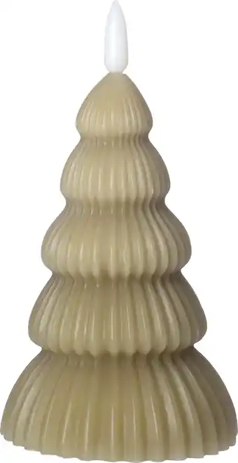 Intratuin Intratuin LED stompkaars kerstboom Juna groen D 8 H 13,5 cm aanbieding