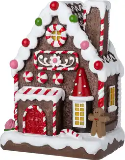 Intratuin Intratuin kersthuisje Casa chocola 9,2 x 6,3 x 12,3 cm aanbieding