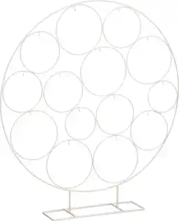 Intratuin Mica Decorations kerstbal standaard wit 58 x 10 x 64 cm aanbieding