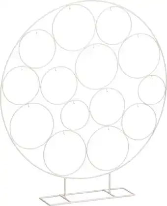 Intratuin Mica Decorations kerstbal standaard wit 58 x 10 x 64 cm aanbieding