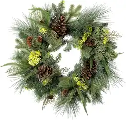 Intratuin Intratuin kerstkrans dennenappel D 60 H 13 cm aanbieding