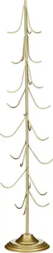 Intratuin Mica Decorations kerstbal standaard goud 14 x 14 x 76 cm aanbieding