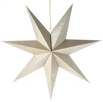 Intratuin Kerstster crème D 75 H 10 cm aanbieding