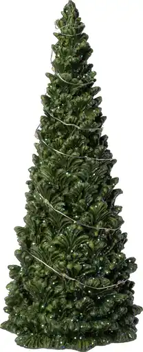 Intratuin Intratuin decoratieboom Briann groen met verlichting D 14 H 32 cm aanbieding